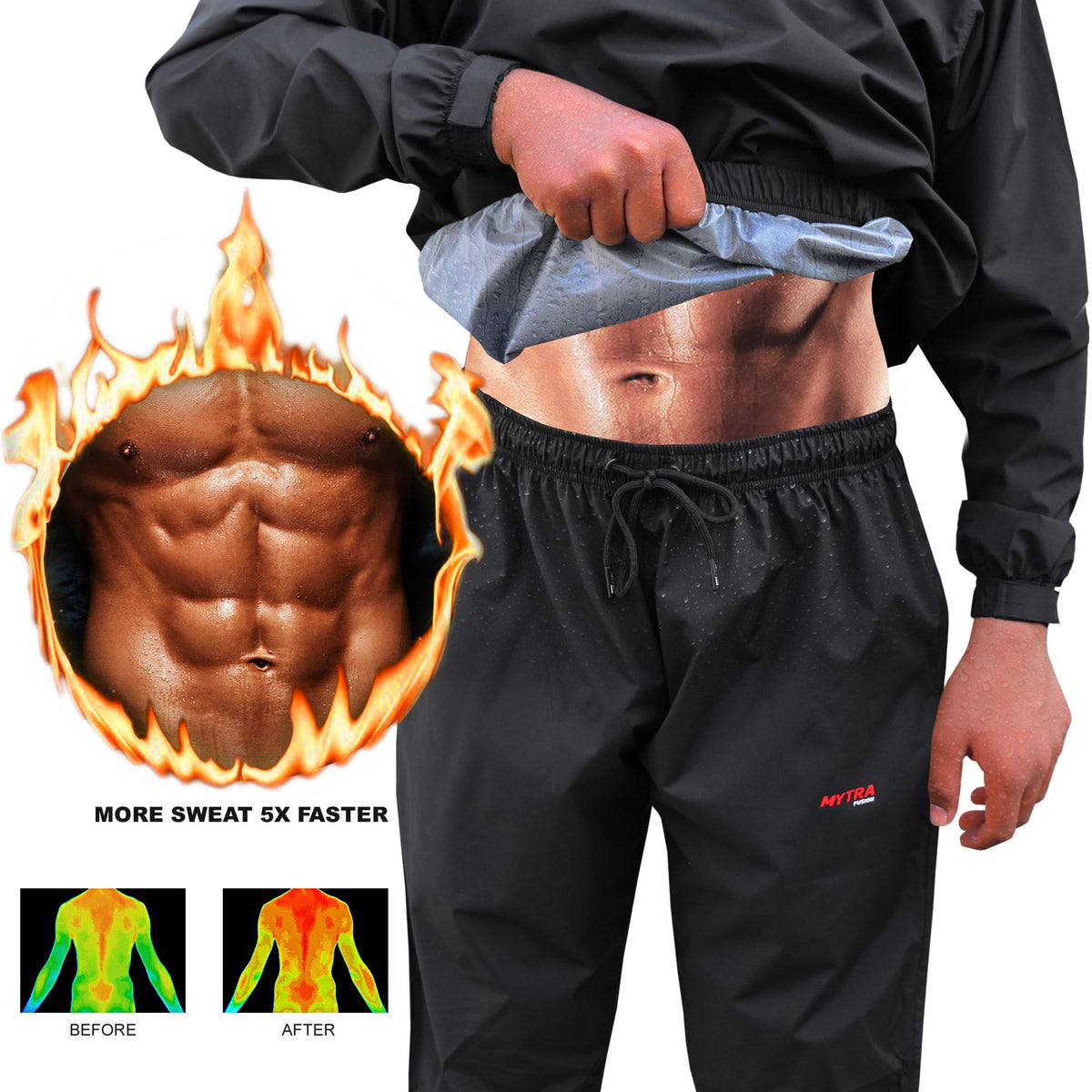 Combinaison de sudation amaigrissante pour le fitness et la boxe