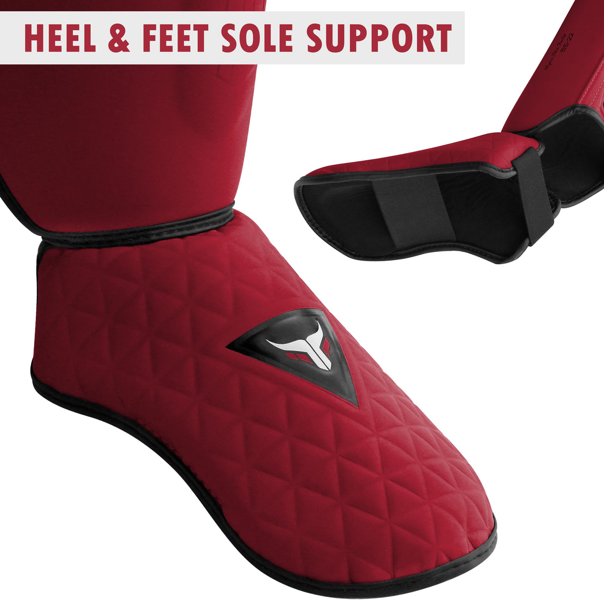 Protège-tibias à absorption d'impact Shin Instep BS-22