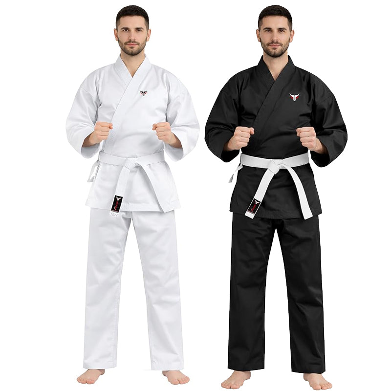 Mytra Fusion Karate Gi Uniform Adult – 200 g Karate Suit for Men & Women, Martial Arts Training Gi