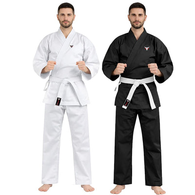 Mytra Fusion Karate Gi Uniform Adult – 200 g Karate Suit for Men & Women, Martial Arts Training Gi
