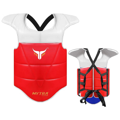 Mytra Fusion Kids Taekwondo Chest Guard - Chest & Belly Protector Martial Arts