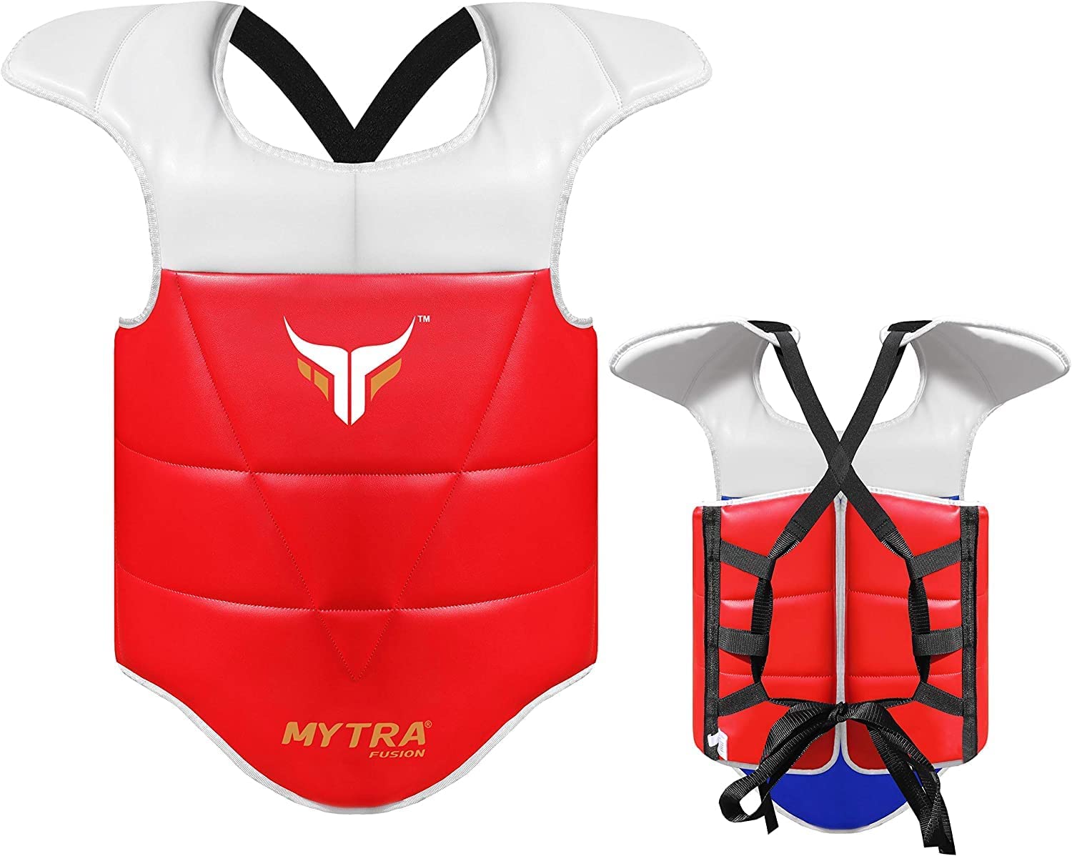 Mytra Fusion Kids Taekwondo Chest Guard Chest & Belly Protector Body Shield Body Armor for Martial Arts