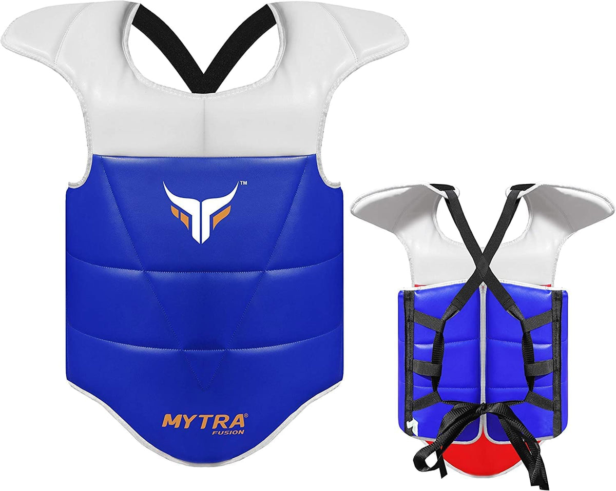 Mytra Fusion Kids Taekwondo Chest Guard - Chest & Belly Protector Martial Arts
