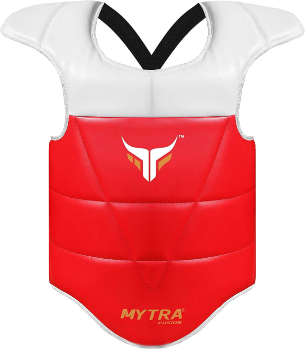 Mytra Fusion Kids Taekwondo Chest Guard Chest & Belly Protector Body Shield Body Armor for Martial Arts