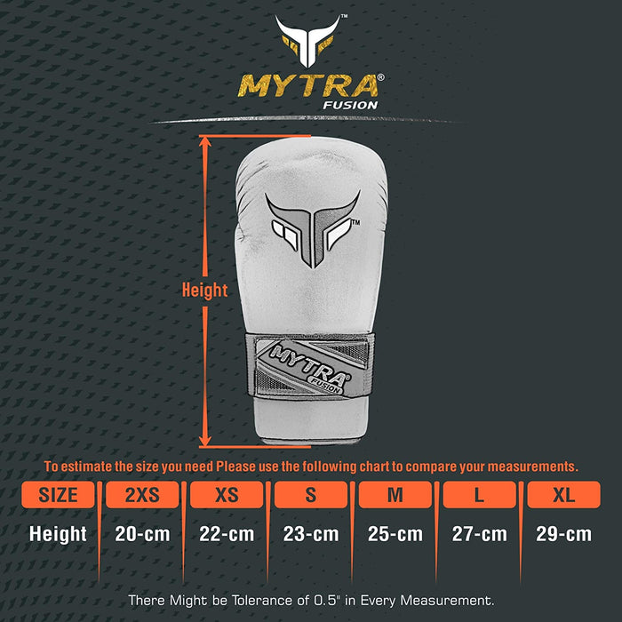 Mytra Fusion Semi Contact Boxing Gloves for Martial Arts MMA Muay Thai Training Punching