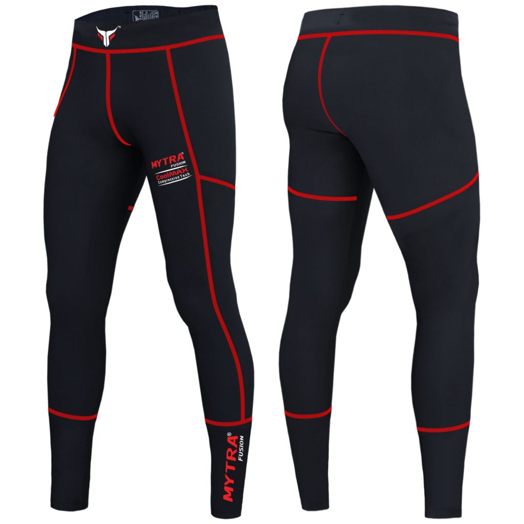 Pantalon de compression long élastique unisexe
