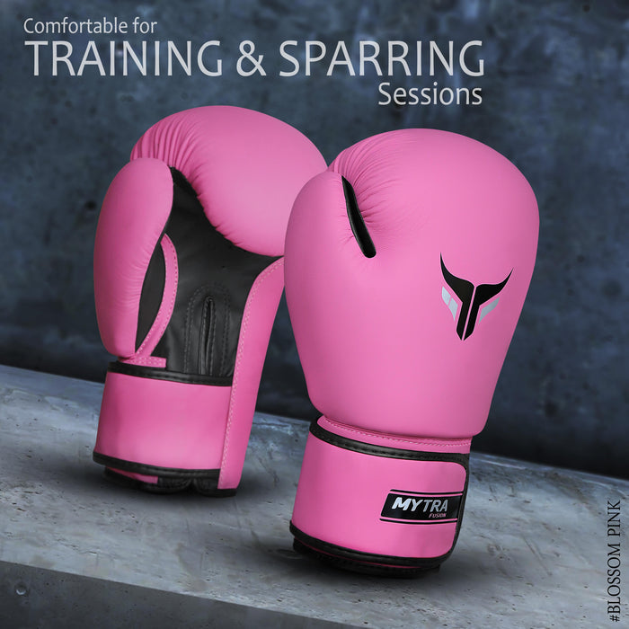 Mytra Fusion Boxing Gloves Women Muay Thai Gloves MMA Training Punching Kickboxing Gloves