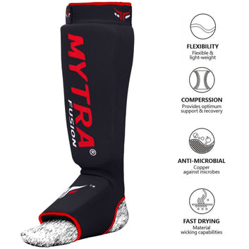 Shin Instep Guards - Stretchable Shin Guards