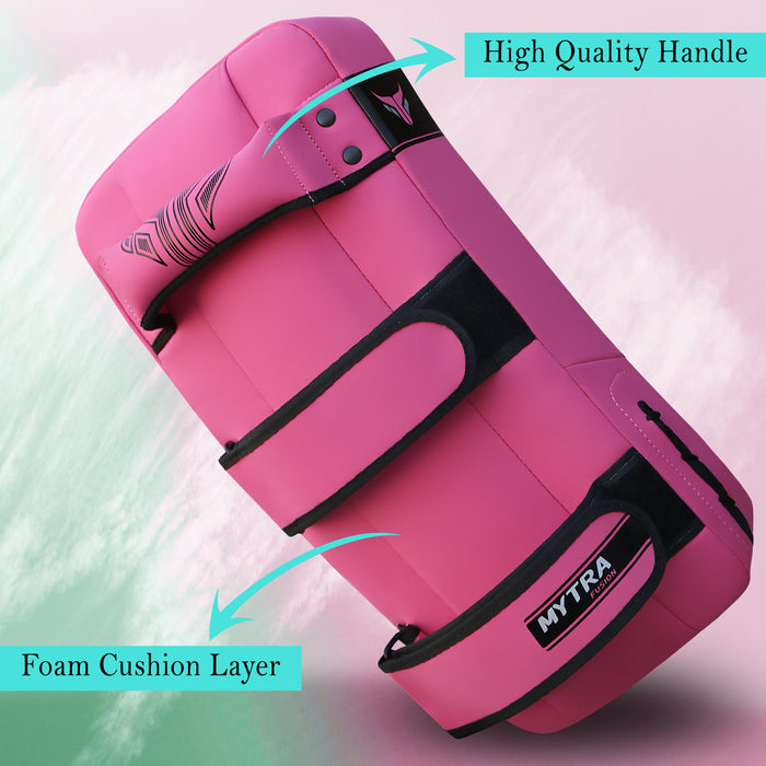 Mytra Fusion Women Muay Thai Pad Curved kick pad MMA, Kickboxing, Martial Arts, Karate Pinching pad