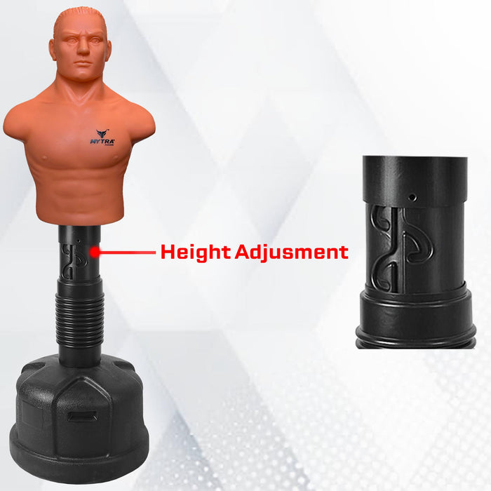 Mytra Fusion Standing Dummy Big Torso opponent body bag Pedestal Martial Arts Focus Punching Free